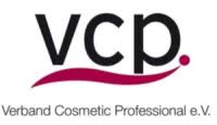 Logo der NEOVITA Kooperationspartner: VCP. Offizielle Branchenverbände der professionellen Kosmetik und Wissenschaft